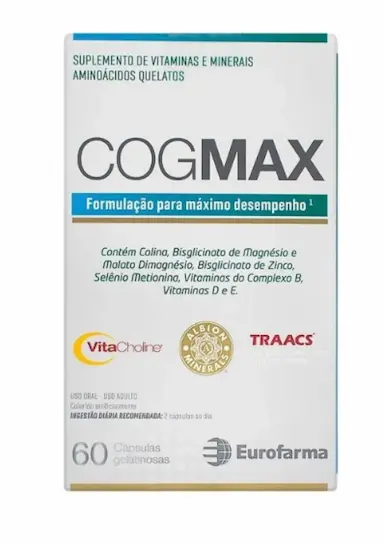 Suplemento Vitaminico Cogmax 60 Capsulas